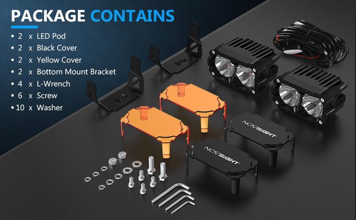 CYBER Series | 4.5 Inch LED Pod Lights