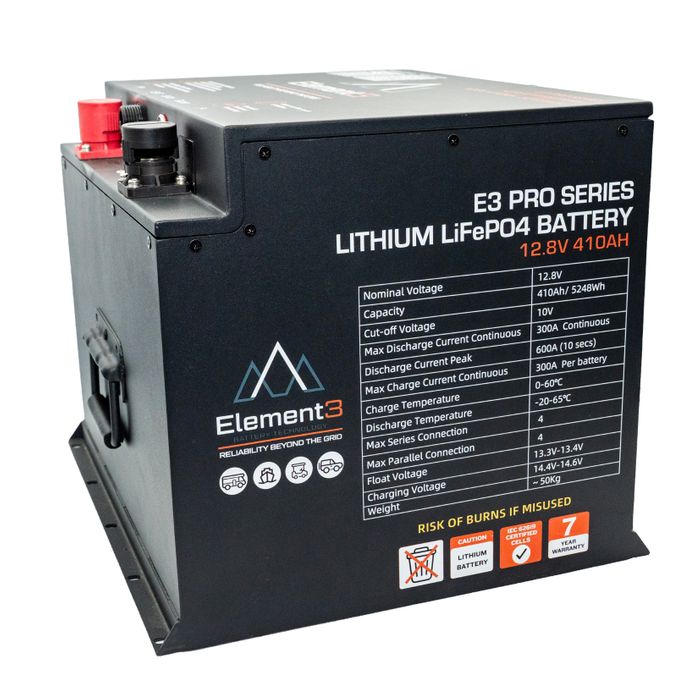 E3 12.8V 410AH Pro Lithium Battery