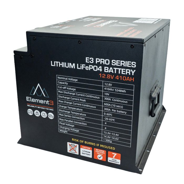 E3 12.8V 410AH Pro Lithium Battery