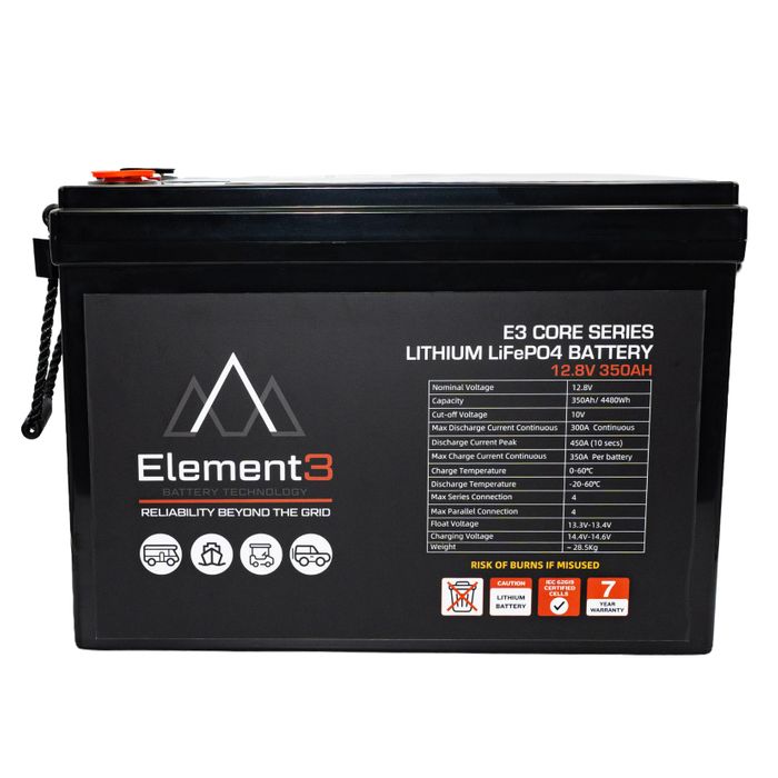 E3 12.8V 350AH Core Lithium Battery