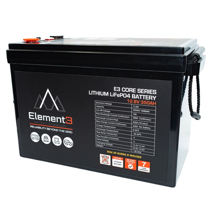 E3 12.8V 350AH Core Lithium Battery