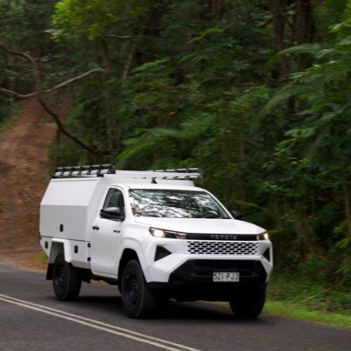Toyota Hilux Chassis Mount Canopy Tradesman Package