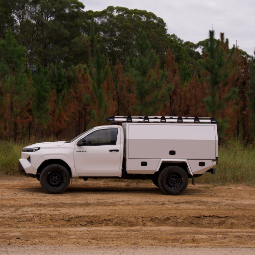 Toyota Hilux Chassis Mount Canopy Tradesman Package