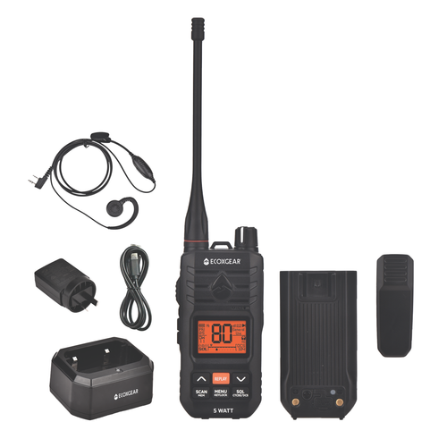 ECOXGEAR ECOXTALK EXG510S 5-Watt UHF CB Handheld Radio