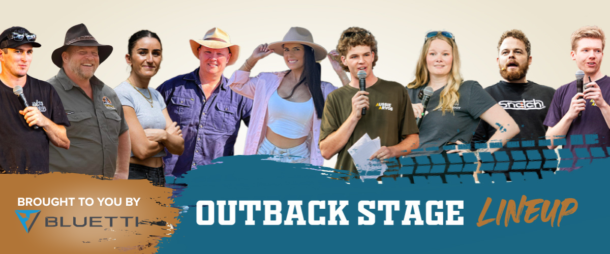 Outback Stage Lineup at the Sydney 4x4 Show