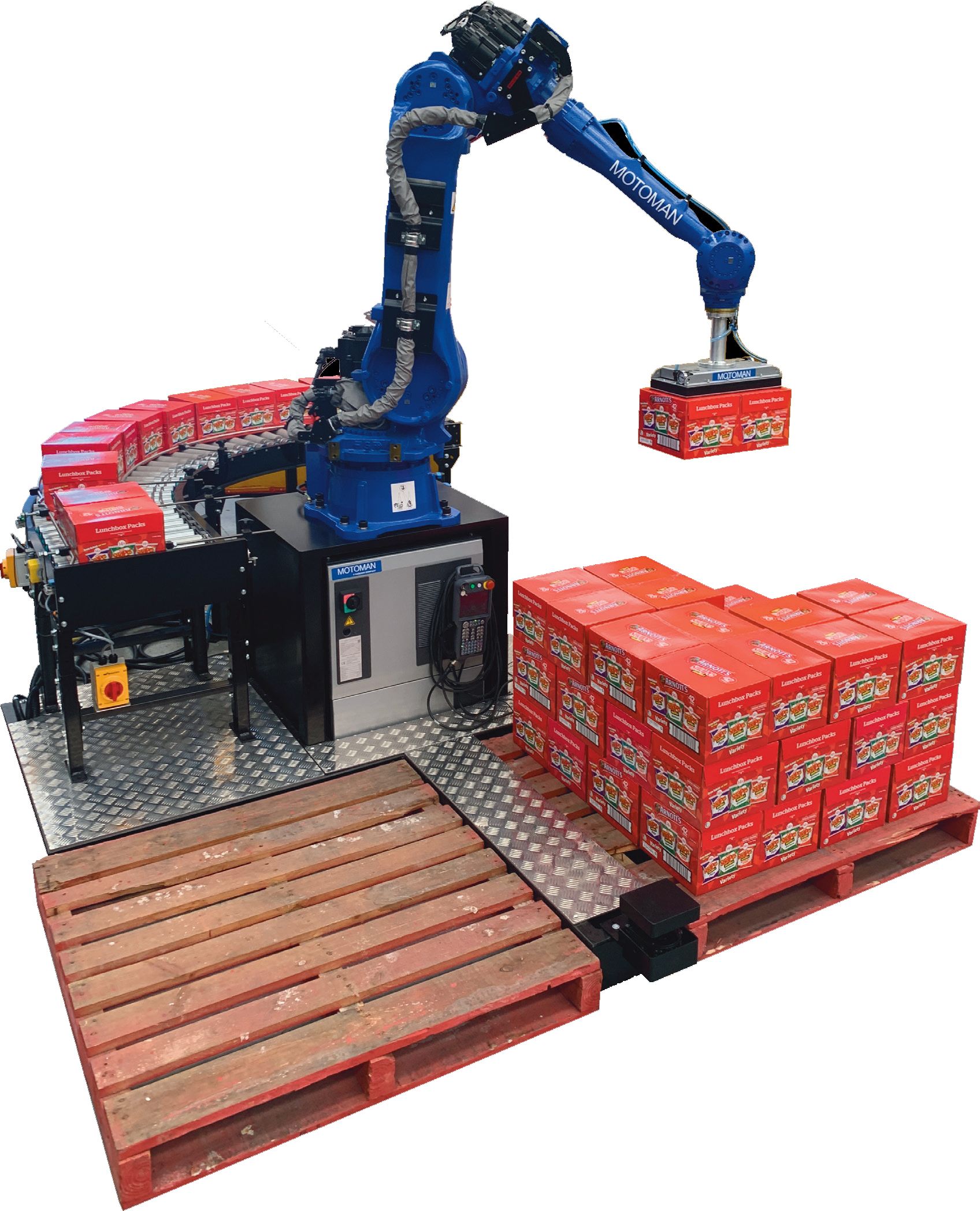 Palletising Machines: RAPAL palletising cell