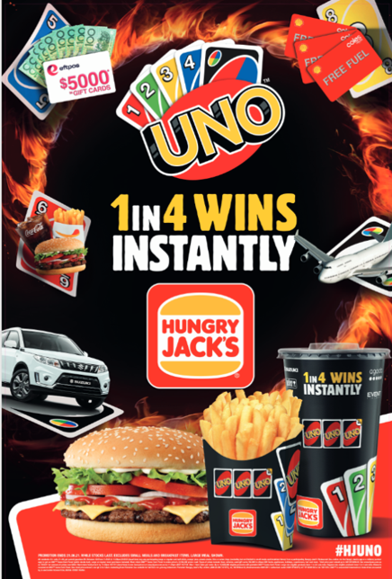 Hungry Jack’s UNO 3 – the best just got BETTER!