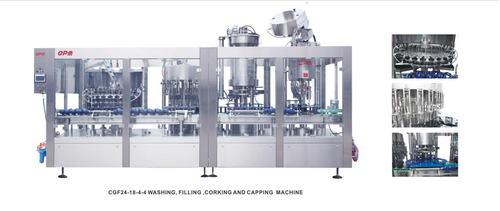 CGF24-18-4-4 WASHING,FILLING,CORKING AND CAPPING MACHINE