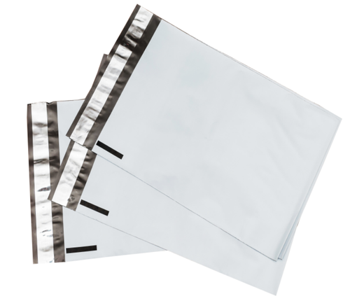 Flat poly mailers