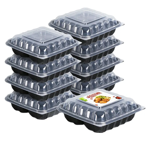 BPA-Free Plastic Freeze Food Storage Containers with Lids 38 Oz to Go Bento  Box 3 Compartment Meal Prep Containers Reusable - China Lunch Box and Bento  Box price