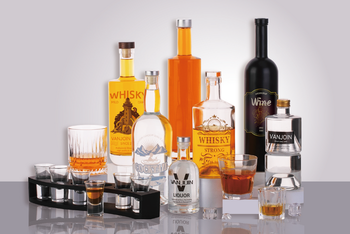 Liquor Glass Bottles and Cups - APPEX