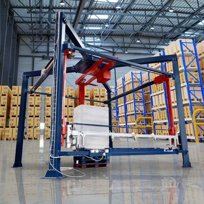 Automatic Inline Pallet Wrapping Machine - Vertex X25