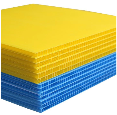 Corrugated plastic sheet