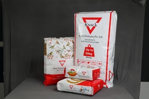 BOPP Laminated PP Woven Pinch Bottom Bags