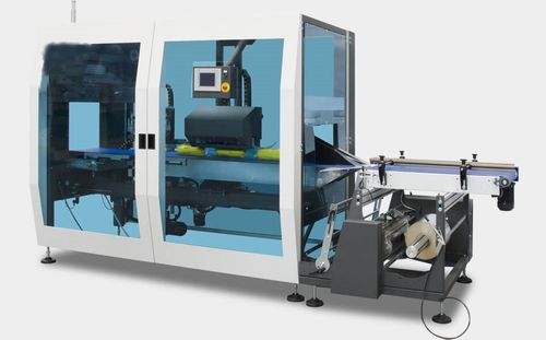 Flow wrapping machine