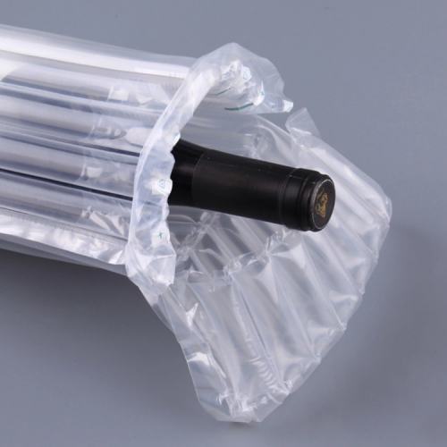 Wine Bottle Bubble Film Wrap Protective Inflatable Plastic Air Column Bubble Bag Packaging Film