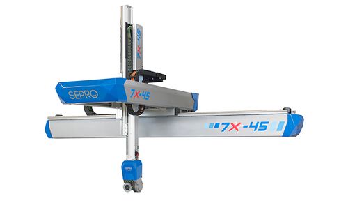 Sepro Linear robot from small to massive, up to 5 axes