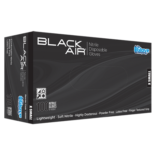 Black Air Nitrile Gloves
