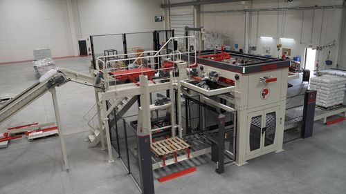 High Capacity  High Infeed Palletizer