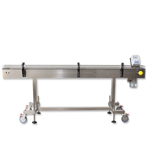 Packserv Manufacturing Stainless Steel Slat Conveyor