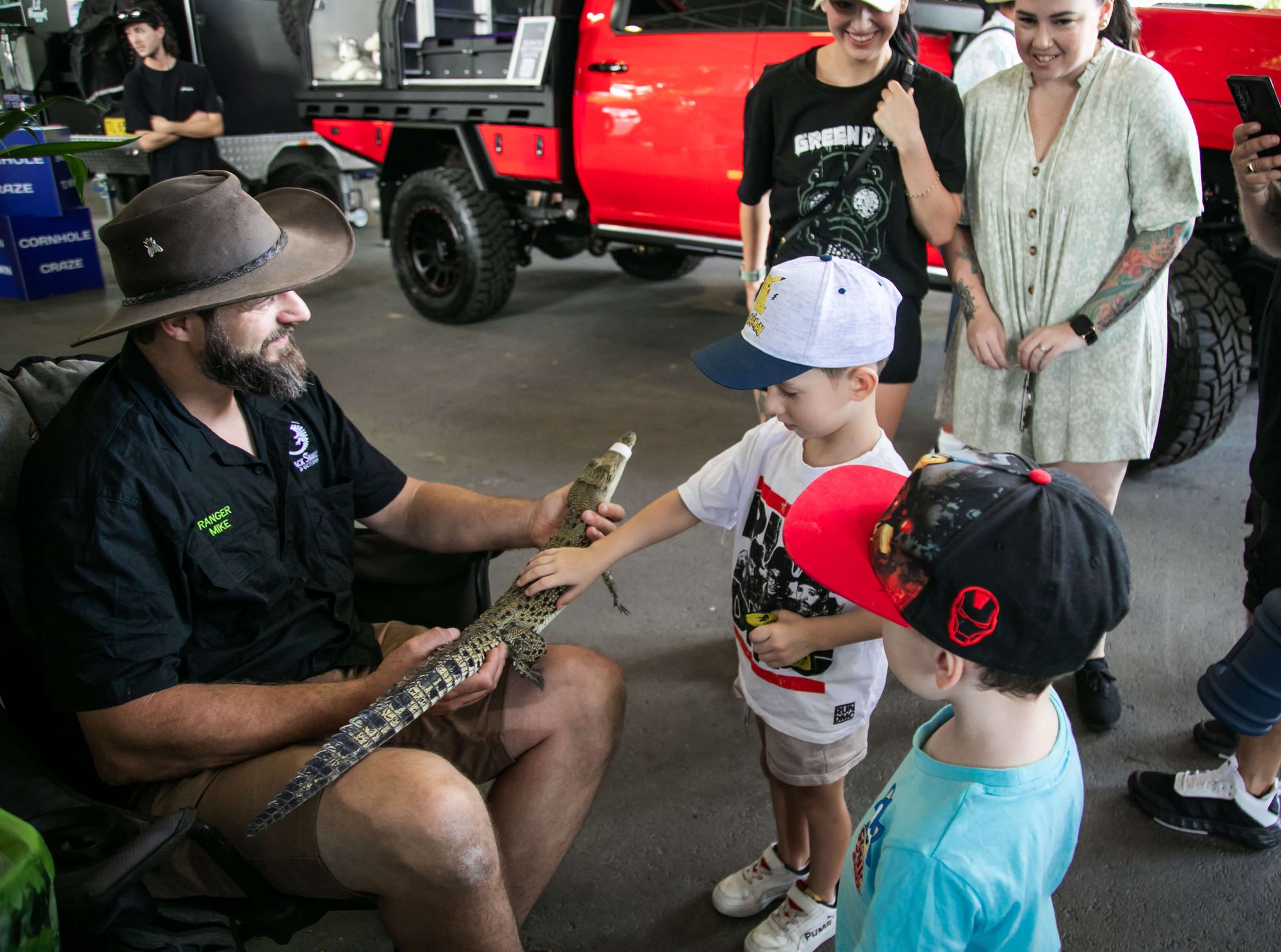 Wildlife show at 4x4 outdoors show