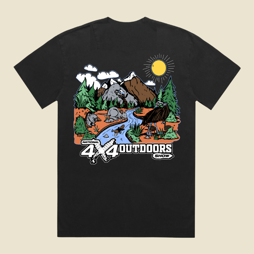 Graphic Tee - Faded Black