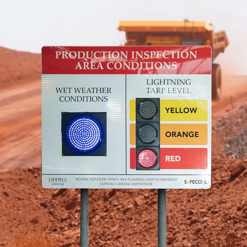 LED TARP (TRIGGER ACTION RESPONSE PLAN) SIGN