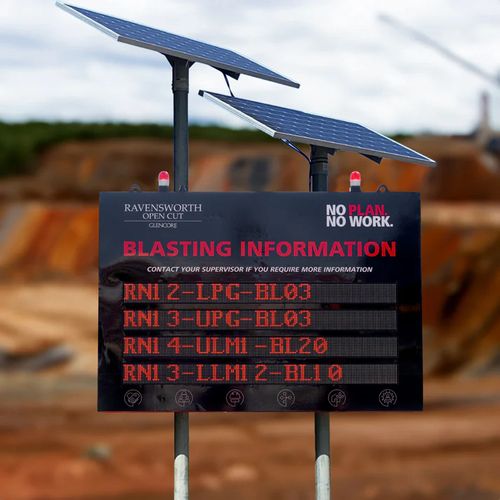 LED NOTIFICATION BOARD - 4 LINE