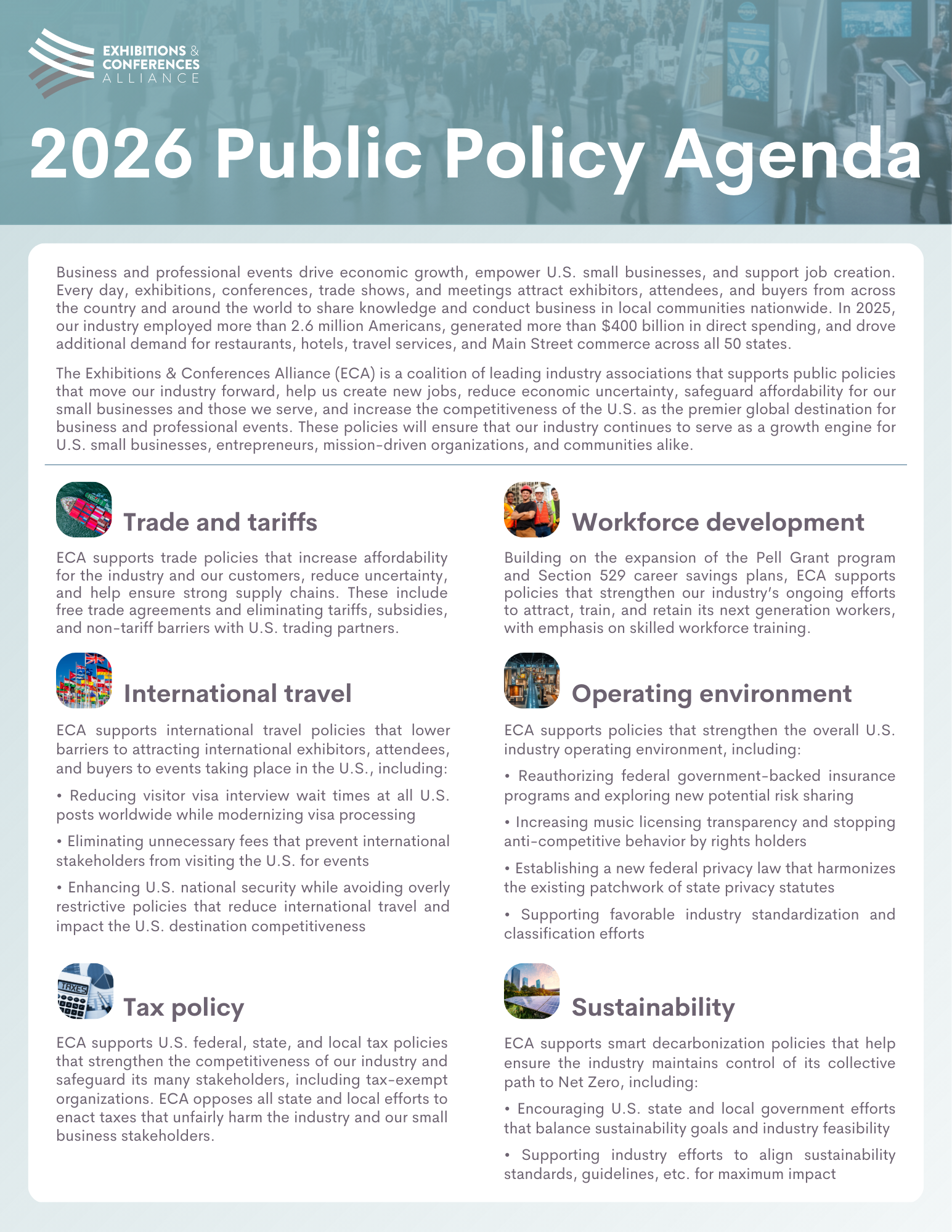 ECA 2026 Public Policy Agenda