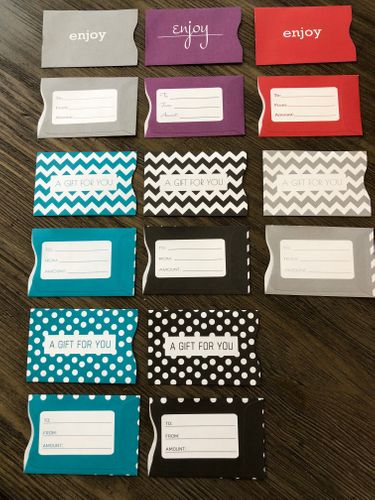 Discounted Gift Card Sleeves