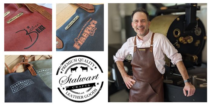 Introducing Stalwart Crafts, quality leather aprons and accessories