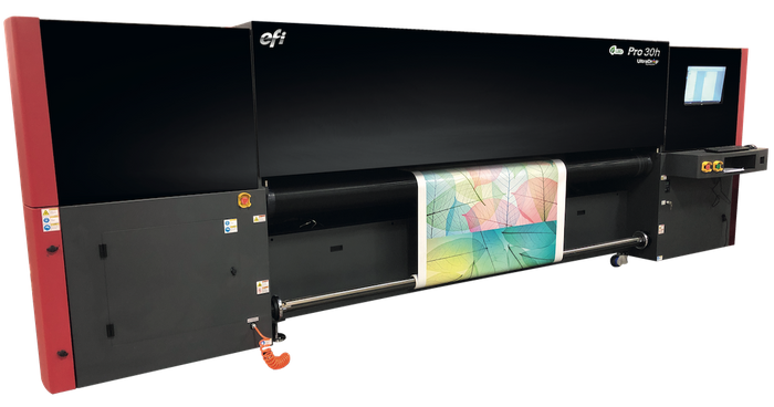 EFI Pro 30h 3,2m wide hybrid (R2R/Flatbed) LED Printer