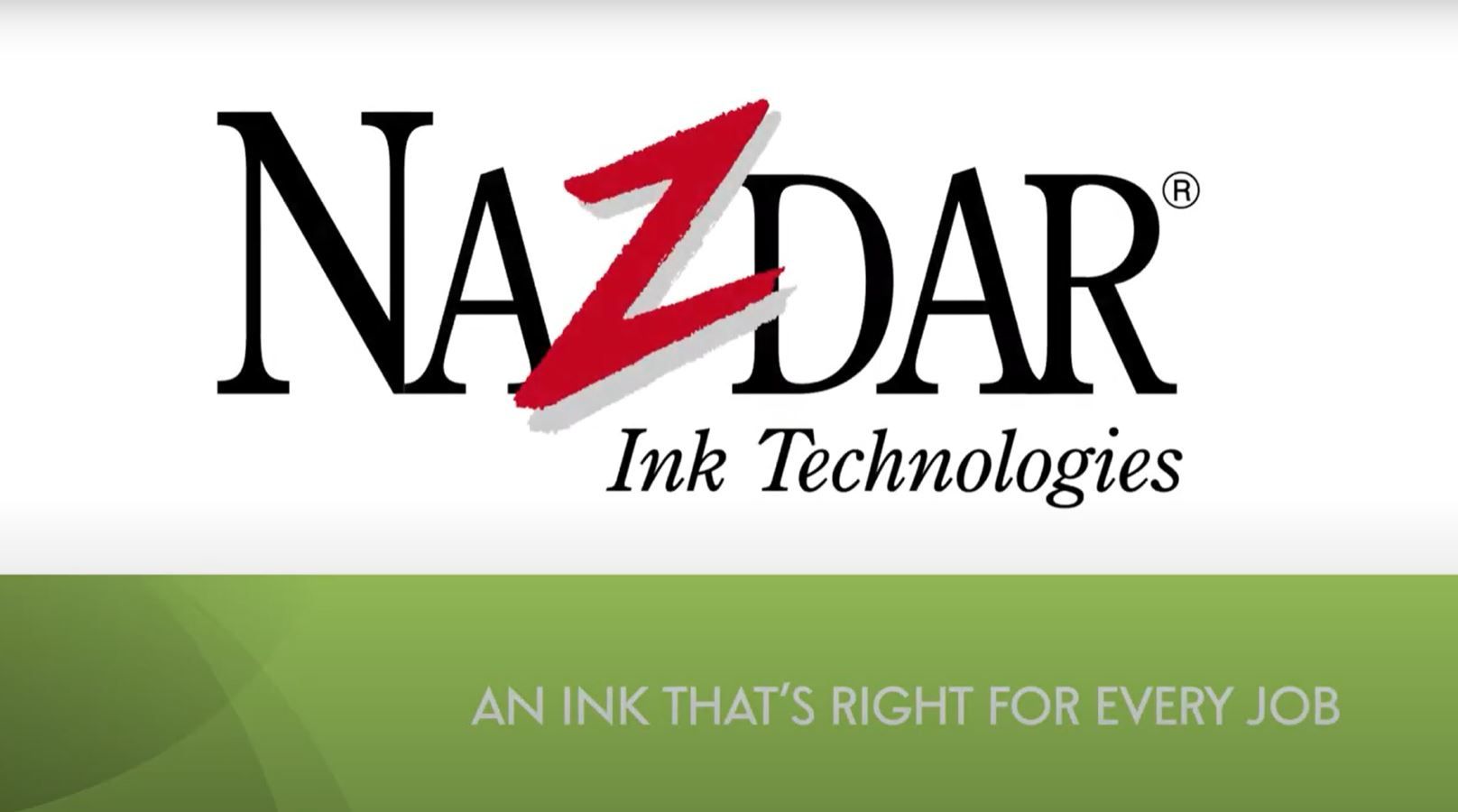 Nazdar Ink Technologies - Screen Inks overview Video