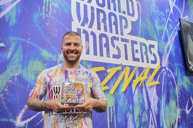 Ivan Tenchev from Bulgaria was crowned World Wrap Master of 2022 at FESPA Global Print Expo 2022, which took place from 31 May to 3 June 2022 at Messe Berlin in Germany.