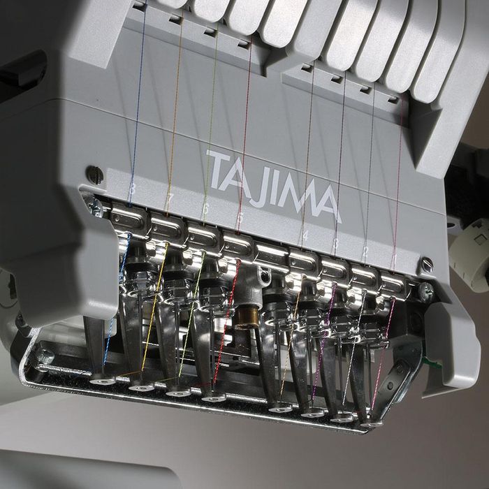 Tajima SAI. Compact Industrial Embroidery Machine