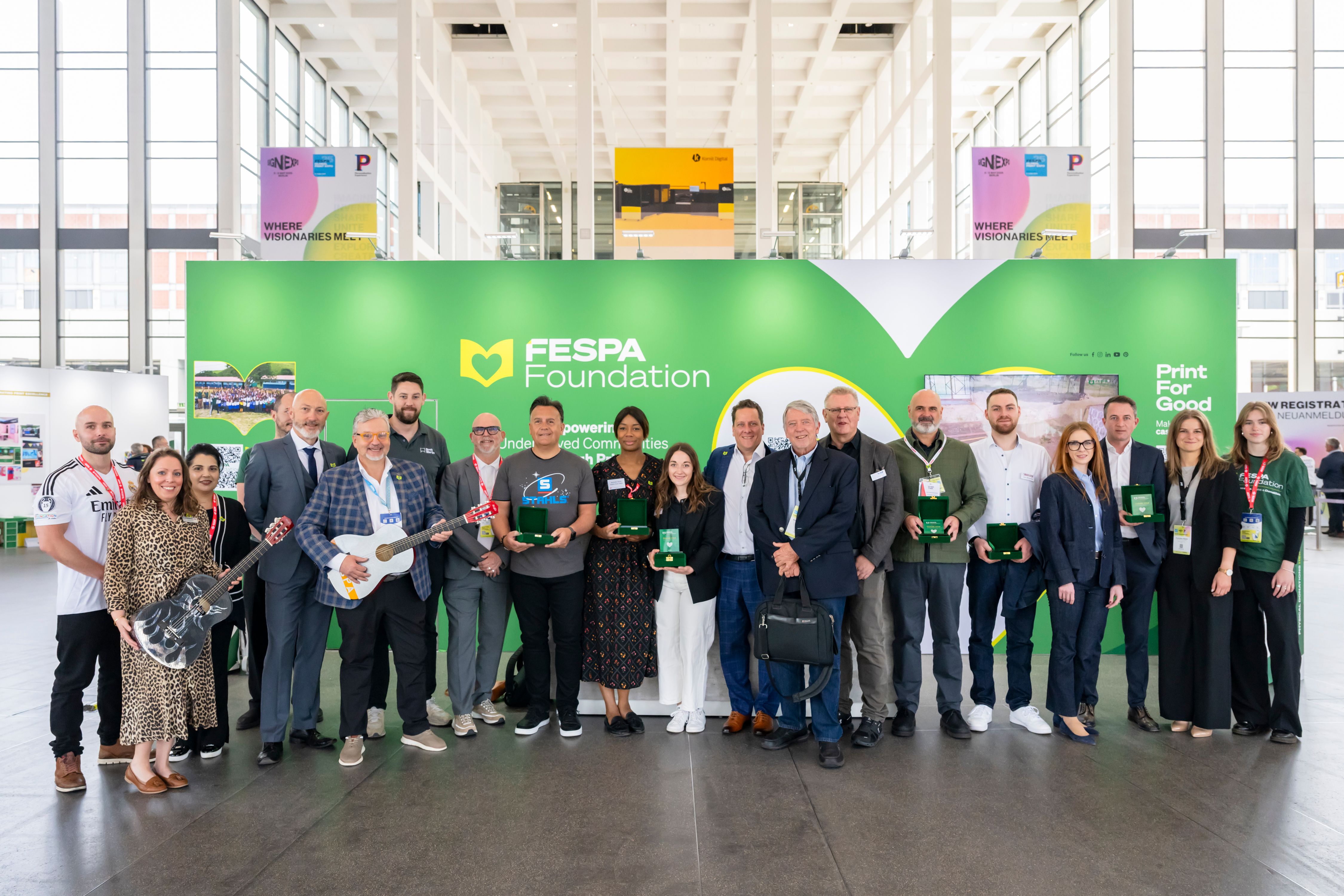 FESPA Foundation stand