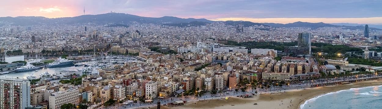 panorama di Barcellona