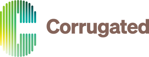 Corrugated logo