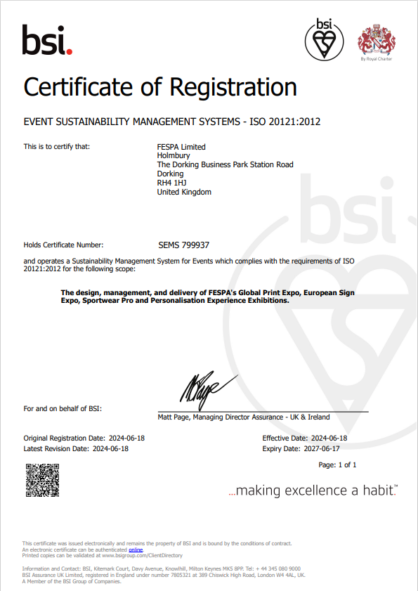 ISO Certificate