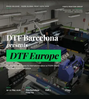 DTF Europe debuts at FESPA Global Print Expo 2026