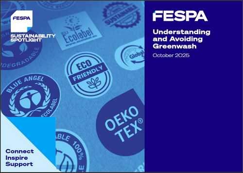 FESPA LAUNCHES ANTI-GREENWASHING SUSTAINABILITY GUIDE TO SUPPORT ENVIRONMENTALLY RESPONSIBLE BUSINESS OPERATIONS