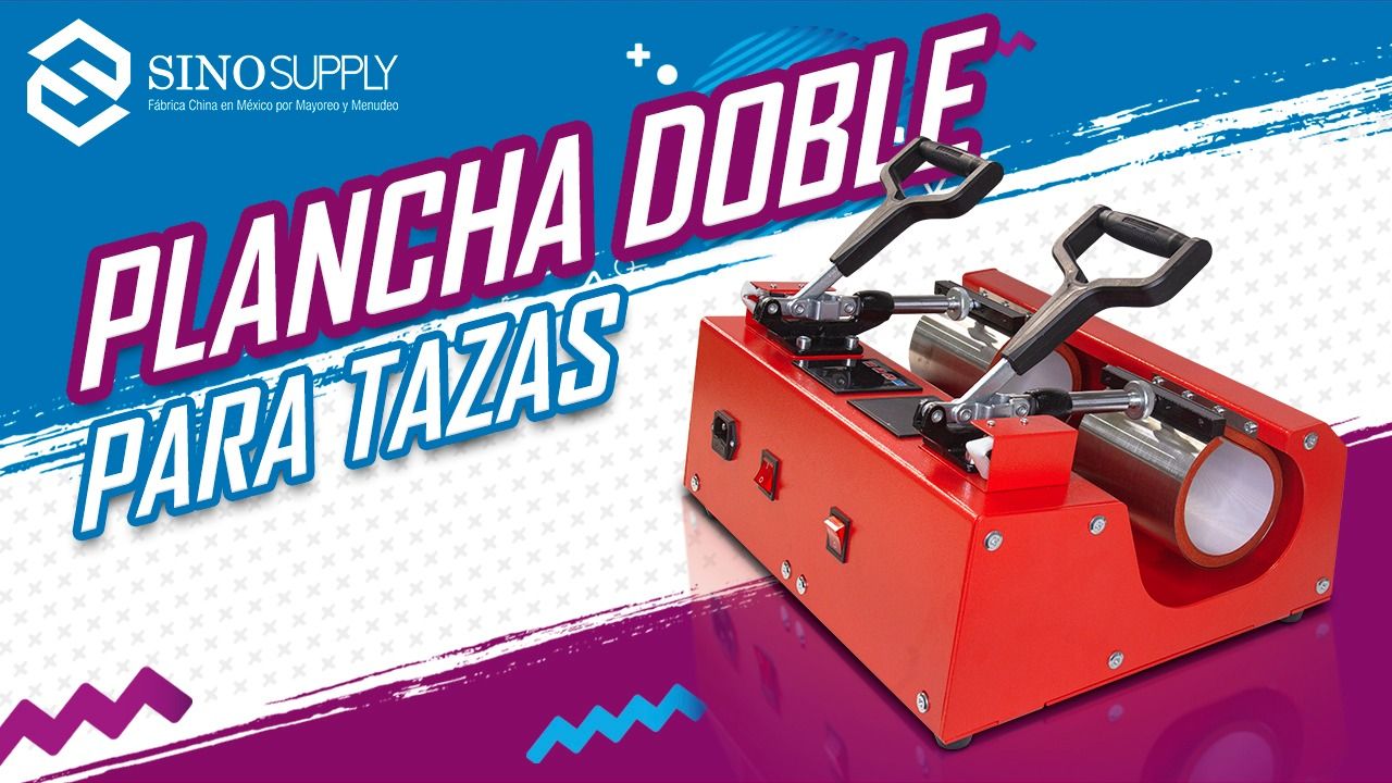 Plancha doble para sublimación de tazas Sino Supply