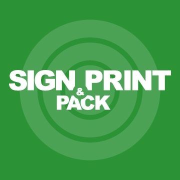 Sign Print & Pack
