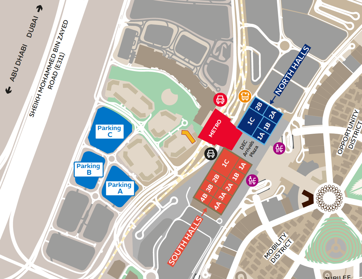 DEC Visitor Parking Map