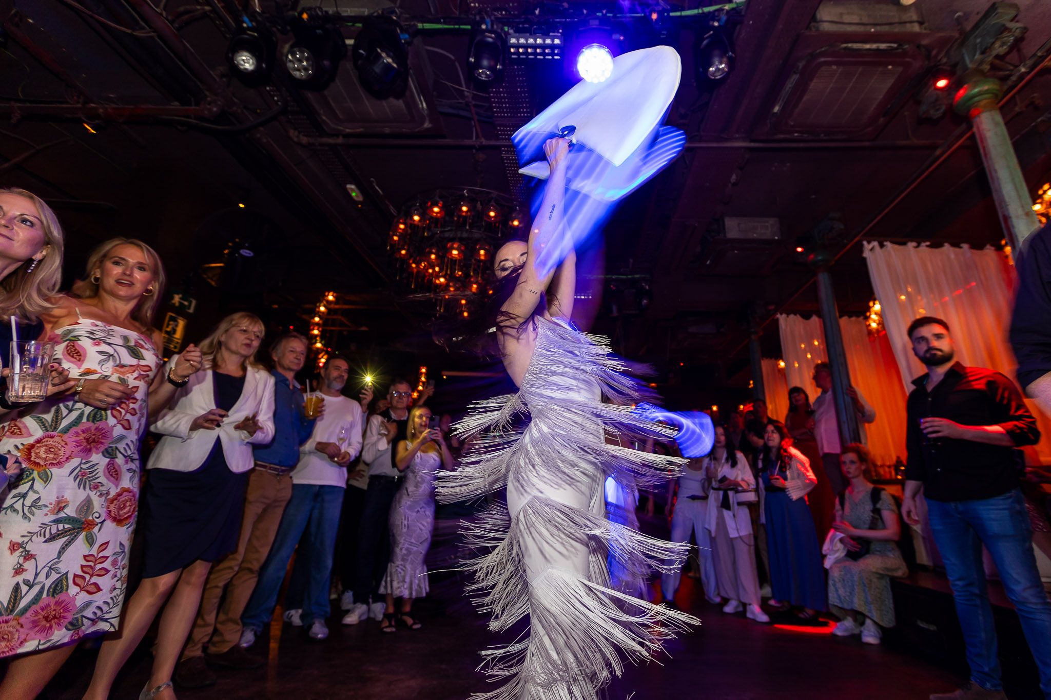 A variety of live acts kept guests entertained