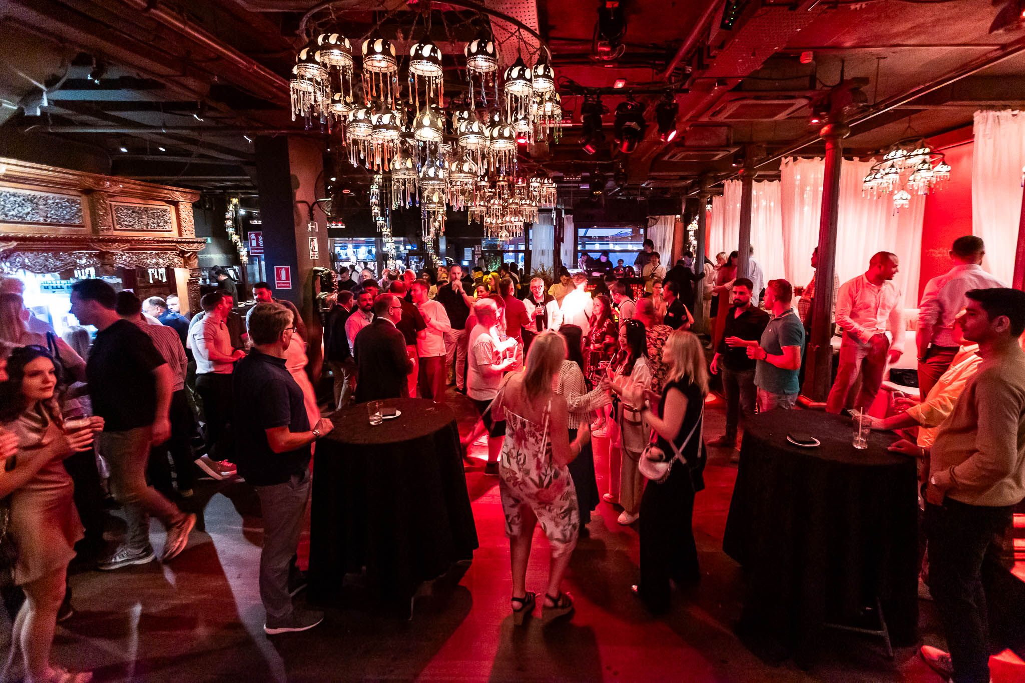 Guests danced and partied long into the night