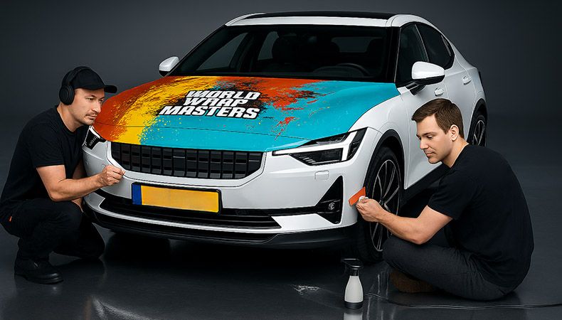 Only with the right laminate a vehicle wrapping project goes down smoothly. Photo: S. Angerer / AI