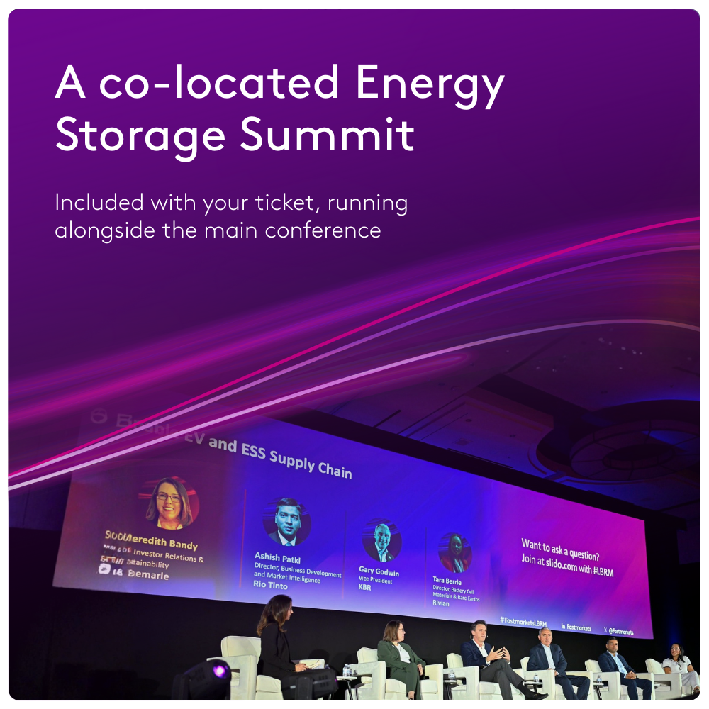 A co-located energy storage summit