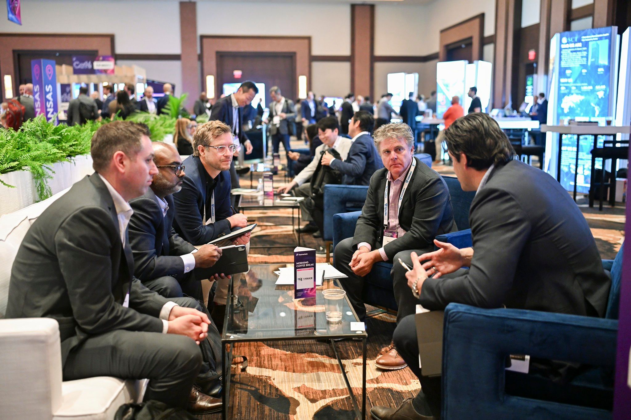 Evening reception networking