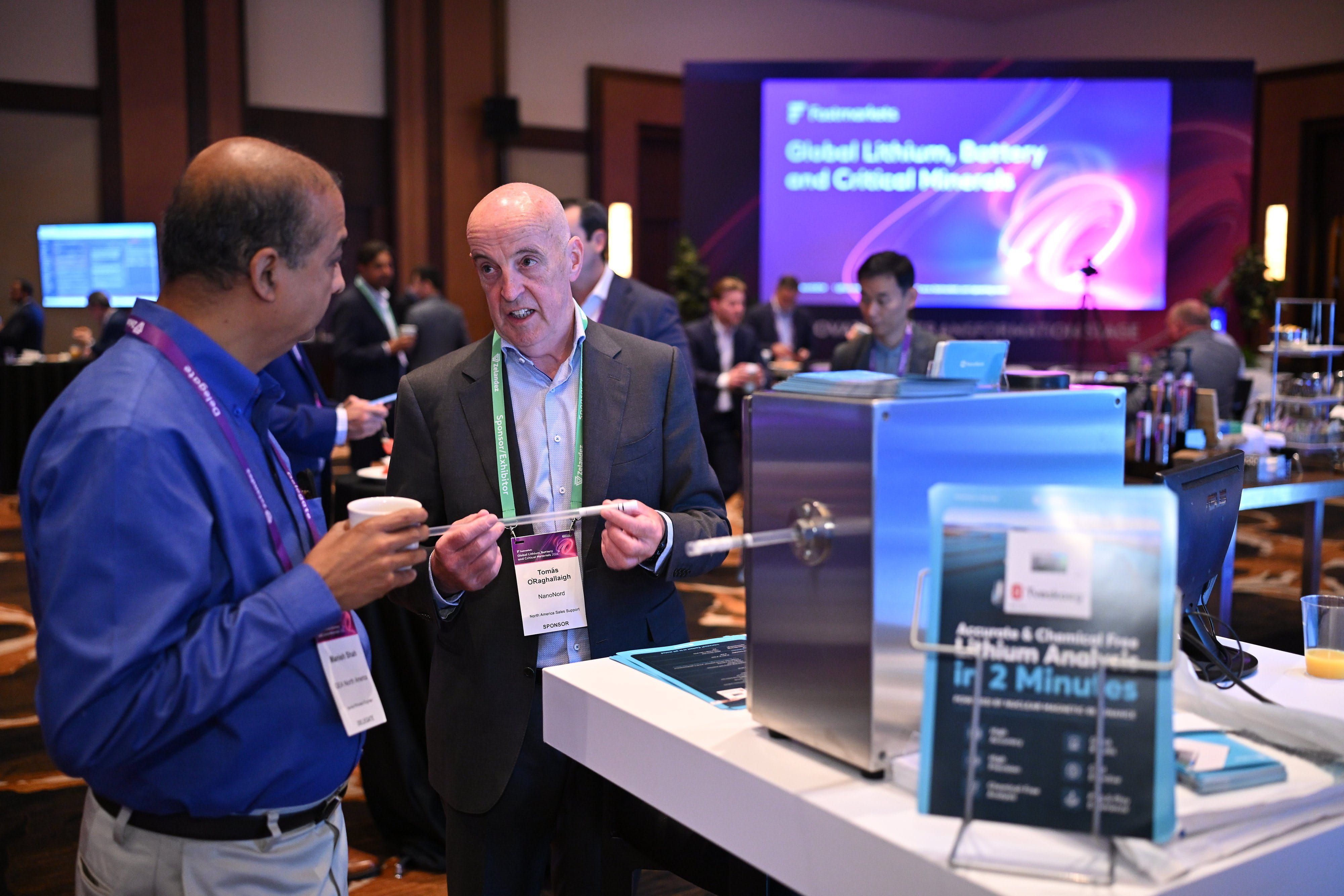 Project developers and engineering companies meeting at Fastmarkets Global Lithium Battery and Critical Materials